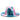 Pink Aqua Swirl Sweet Tie Dye Fedoras