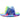 Blue Pink Yellow Swirl Sweet Tie Dye Fedoras