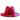 Red Purple Swirl Sweet Tie Dye Fedoras