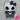 Black White Kitten Chenille Patch Patches