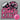 Pom Pom Cheer leader Chenille Patch Hot Pink Patches